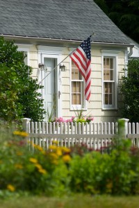Picket fence for curb appeal